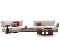 Divano modulare in pelle&nbsp;BARNABY SECTIONAL - ULIVI SALOTTI