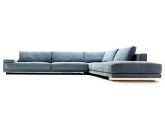 Divano modulare in pelle&nbsp;HECTOR - ULIVI SALOTTI