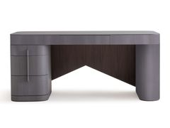 SCRIVANIA RETTANGOLARE IN NOCE CON CASSETTI&nbsp;PARIS - ULIVI SALOTTI