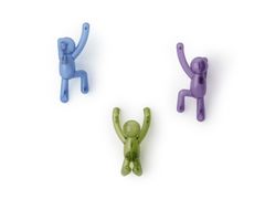 Gancio a parete in plastica riciclata&nbsp;BUDDY PIN-POINT - UMBRA