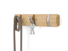 Appendiabiti da parete in legno&nbsp;FLIP 3 - UMBRA