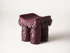 Sgabello in cuoio e legno&nbsp;BETSY - UNIQKA EV OFIS URUNLERI TASARIM SAN VE TIC LTD STI