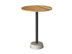 Tavolino da giardino alto con base in cemento&nbsp;PERTRE - UNOPI�