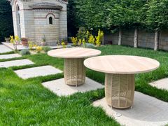 Tavolo da giardino rotondo&nbsp;IRIDA - V & V MACRAME