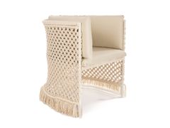 Sedia da giardino imbottita con braccioli&nbsp;LADY �H� - V & V MACRAME