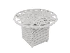 Tavolino da giardino rotondo da caff�&nbsp;MALU - V & V MACRAME