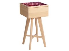 Comodino quadrato con illuminazione in Viaplant� Furniture&nbsp;OBLIQUE - VIAPLANT DESIGN