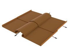 Embrice fotovoltaico con coppo fotovoltaico&nbsp;SIENA - AHLUX ITALIA