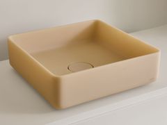 Lavabo da appoggio quadrato in resina&nbsp;BORDA FINA - VALLV� USA AND EXPORT