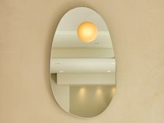 Specchio bagno ovale con illuminazione integrata da parete&nbsp;DOT - VALLV� USA AND EXPORT