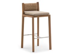 Sgabello da bar in iroko&nbsp;GIANNA - VARASCHIN