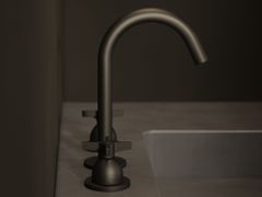 Set lavabo a 3 fori da piano con maniglie a leva e bocca a cigno&nbsp;FOLIO FOL103 - VARIED FORMS