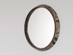 Specchio tondo in pietra&nbsp;LAVA - VASELLI MARMI