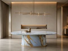 Pavimento/rivestimento in quarzite&nbsp;BLUE ROMA - VENETIAN GOLD