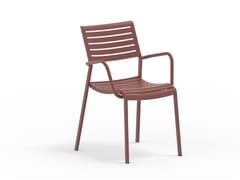 Sedia da giardino impilabile in polipropilene con braccioli&nbsp;NINA - VERMOBIL