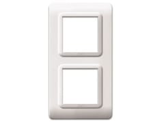 Placca in tecnopolimero per scatola tonda o quadrata Verticale tonda / quadra TP 44 | Bianco Ral 9010 - AVE