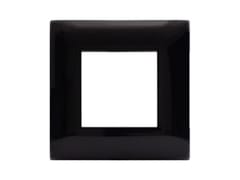 Placca in tecnopolimero per scatola tonda o quadrata Verticale tonda / quadra Y44 | Grigio Antracite - AVE