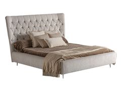 Letto matrimoniale in tessuto con testiera capitonn�&nbsp;BEND - VICAL HOME