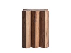 Tavolino di servizio quadrato in legno di recupero&nbsp;BRUTALIST - VICAL HOME