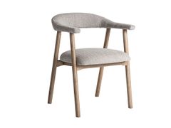 Sedia imbottita in tessuto con braccioli&nbsp;DAVREY - VICAL HOME