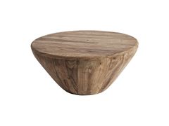 Tavolino da caff� rotondo in teak&nbsp;ERLOY - VICAL HOME