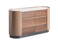 Cassettiera in legno impiallacciato&nbsp;GISWIL - VICAL HOME