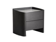 Comodino in legno impiallacciato con cassetti&nbsp;HAESA - VICAL HOME