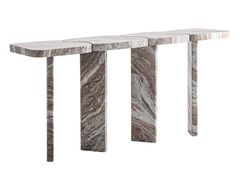 Consolle rettangolare in marmo&nbsp;LEGSBY - VICAL HOME