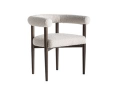 Sedia imbottita in tessuto con braccioli&nbsp;NEUFFEN - VICAL HOME