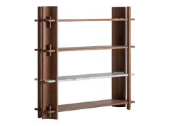 Libreria a giorno in acacia&nbsp;SAGY - VICAL HOME