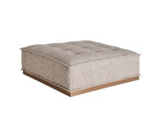Pouf capitonn� quadrato in tessuto&nbsp;VITTEL - VICAL HOME