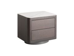 Comodino rettangolare in legno con cassetti&nbsp;WHOLEN - VICAL HOME