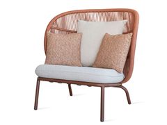 Poltrona da giardino in corda con seduta imbottita&nbsp;KODO COCOON - VINCENT SHEPPARD