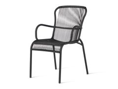 Sedia da giardino impilabile in fibra di polietilene con braccioli&nbsp;LOOP - VINCENT SHEPPARD