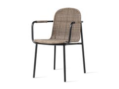 Sedia da giardino in vimini con braccioli&nbsp;WICKED - VINCENT SHEPPARD