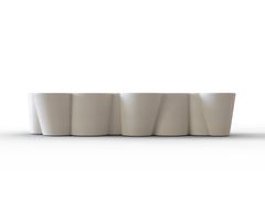 Panchina in pietra ricostruita senza schienale&nbsp;CLOUD - VISCIO URBAN DESIGN