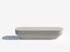 Panchina in pietra ricostruita senza schienale&nbsp;EQUILIBRIUM - VISCIO URBAN DESIGN