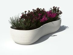 Fioriera ovale in pietra ricostruita&nbsp;GERLA - VISCIO URBAN DESIGN