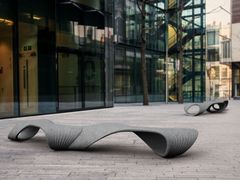 Panchina in pietra ricostruita senza schienale&nbsp;KURDELE - VISCIO URBAN DESIGN