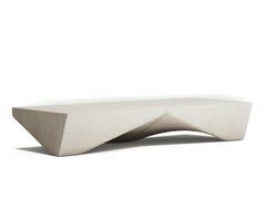 Panchina in pietra ricostruita senza schienale&nbsp;PARABOLOIDS - VISCIO URBAN DESIGN