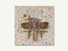 Opera in pietra terrazzo con ottone&nbsp;ALA BALATA - VISIONNAIRE BY IPE