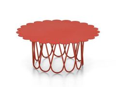 Tavolino rotondo in acciaio verniciato a polvere&nbsp;FLOWER TABLE - VITRA