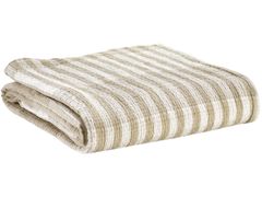 Plaid a righe jacquard in cotone&nbsp;CALISTA - VIVARAISE