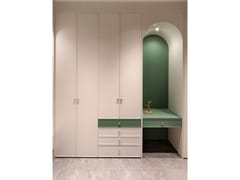 Armadio in betulla su misura&nbsp;CREAM-WHITE WARDROBE - WANSHEMUYE