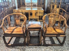 Sedia in ebano con braccioli&nbsp;NANMU - WANSHEMUYE