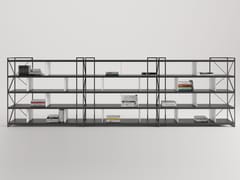 Libreria ufficio a giorno autoportante modulare in legno WO2-030 | Libreria ufficio - ARIDI CONCEPT