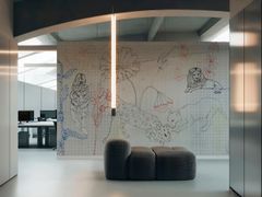 Carta da parati in bio-vinile organico&nbsp;DOTS - WALL&DEC�