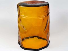 Sgabello basso in vetro soffiato&nbsp;GIO STOOL - WAVE MURANO GLASS