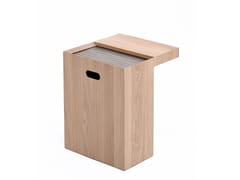 Tavolino di servizio rettangolare in legno&nbsp;MIES - WOAK