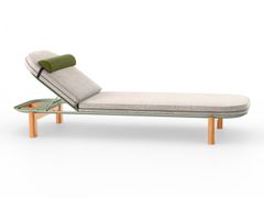 Lettino da giardino reclinabile in tessuto&nbsp;HUMA - YAAZ